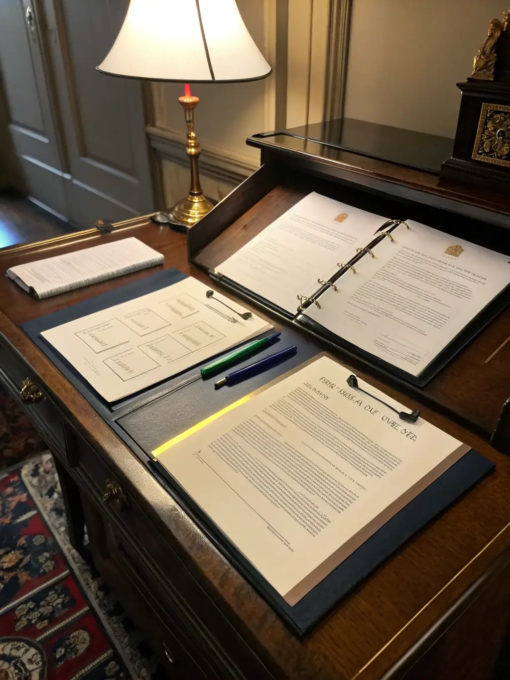 An image of various IHSS program forms and documents, organized and ready for submission with Arex Care LLC's help.